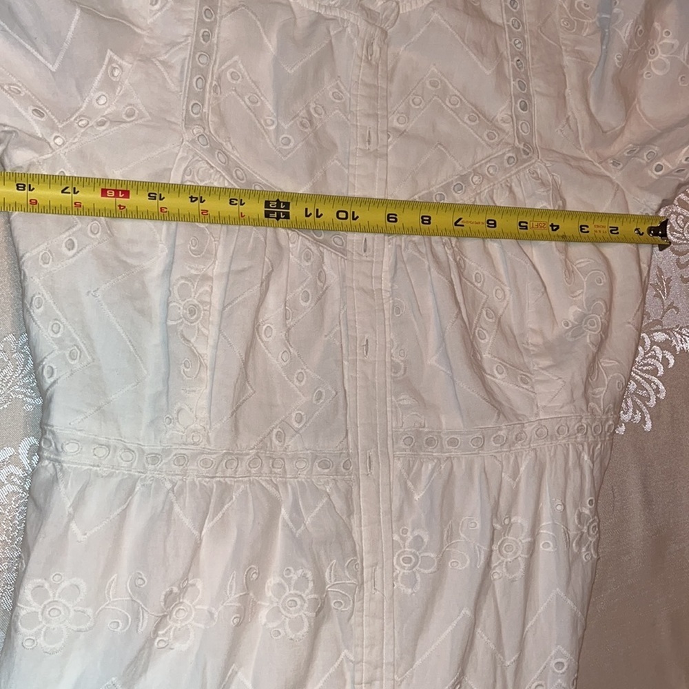 NWT Anthropologie Cymbeline Eyelet Maxi Dress Medium. - Picture 12 of 16